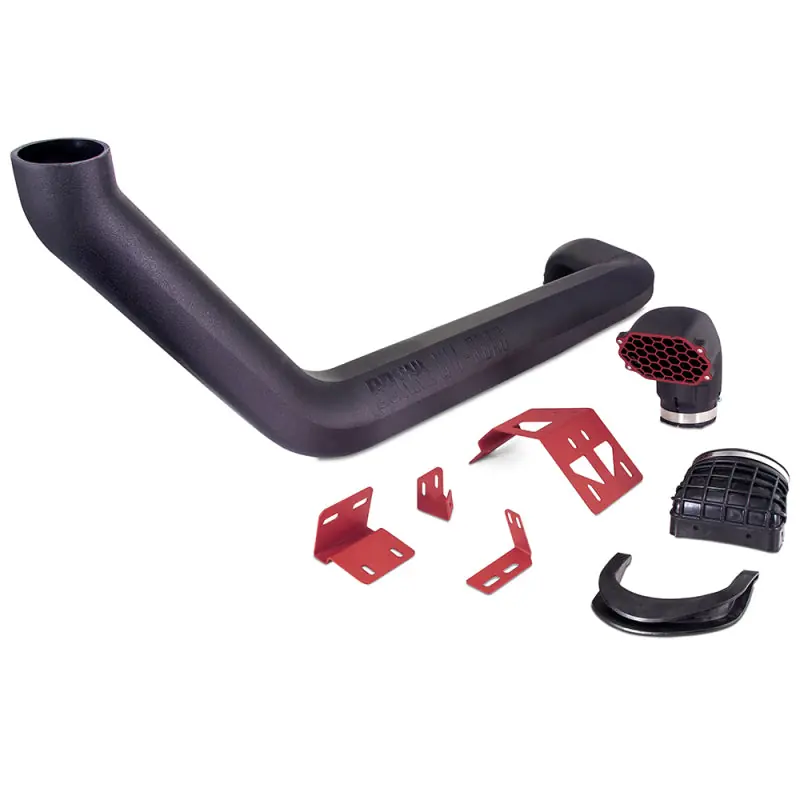 Last Chance Mishimoto BORNE Off-Road 2018+ Jeep Wrangler JL Snorkel - Micro-Wrinkle Red