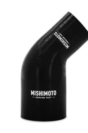 Shop Now Mishimoto Silicone Reducer Coupler 45 Degree 1.75in to 2.5in - Black