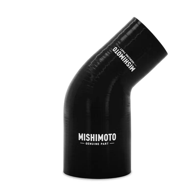 Shop Now Mishimoto Silicone Reducer Coupler 45 Degree 1.75in to 2.5in - Black