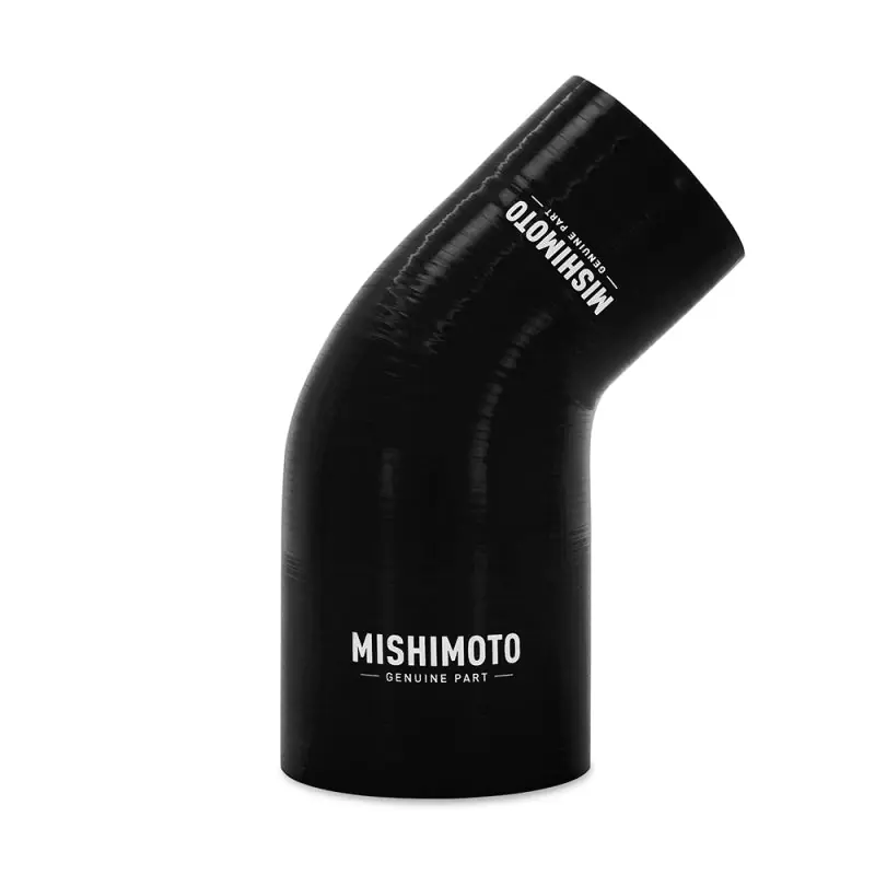 Mishimoto Silicone Reducer Coupler 45 Degree 2.5in to 3.5in - Black Modern