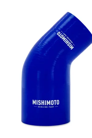 Viral Mishimoto Silicone Reducer Coupler 45 Degree 2.5in to 3.5in - Blue