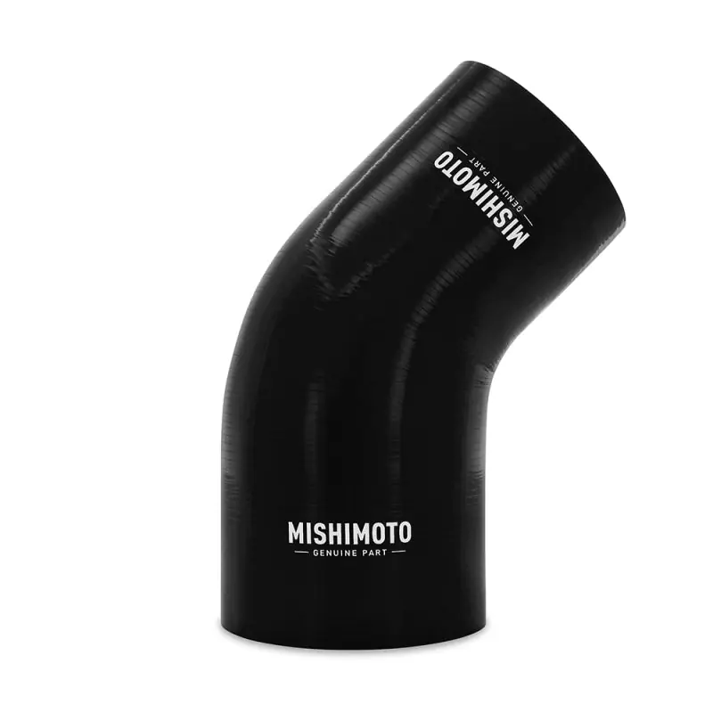 Mishimoto Silicone Reducer Coupler 45 Degree 3in to 4in - Black Direct From Manufacturer