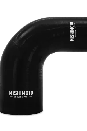 Time-Limited Mishimoto Silicone Reducer Coupler 90 Degree 2.5in to 3.5in - Black