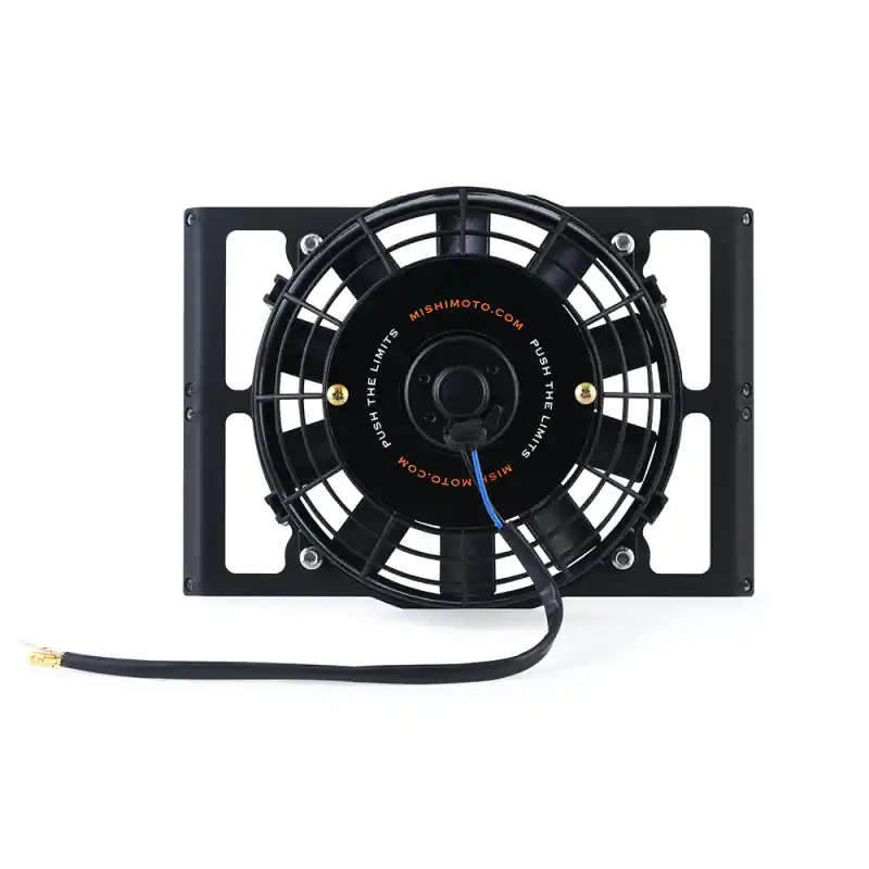 Mishimoto Universal 10in. Heavy-Duty Oil Cooler Fan Shroud - Micro Wrinkle Black Bargain