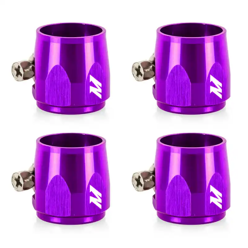 Mishimoto Aluminum -10AN Hex Finishers - Purple Best Seller