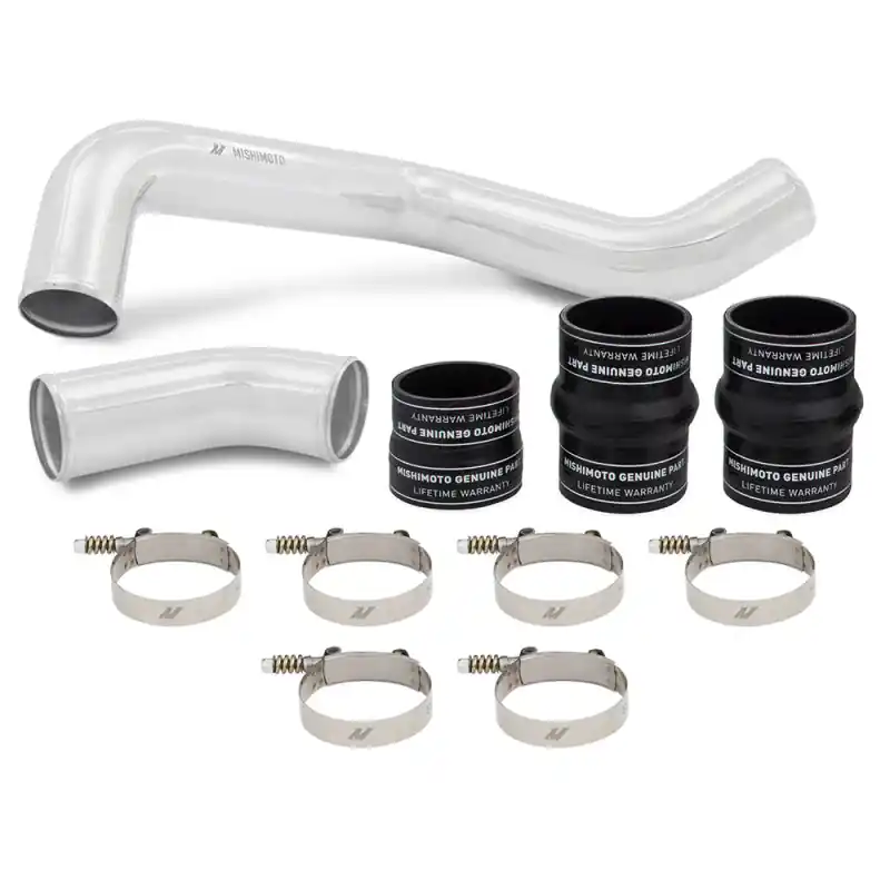 Trusted Brand Mishimoto 17-19 GM 6.6L L5P Hot-Side Pipe and Boot Kit Polished