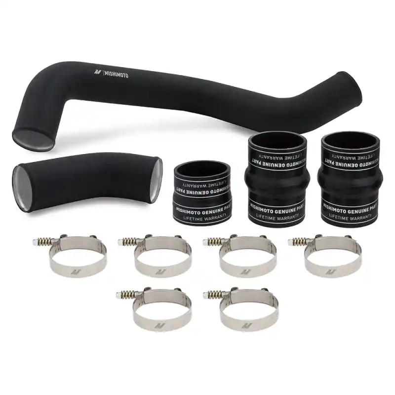 Mishimoto 17-19 GM 6.6L L5P Hot-Side Pipe and Boot Kit Wrinkle Black Sale