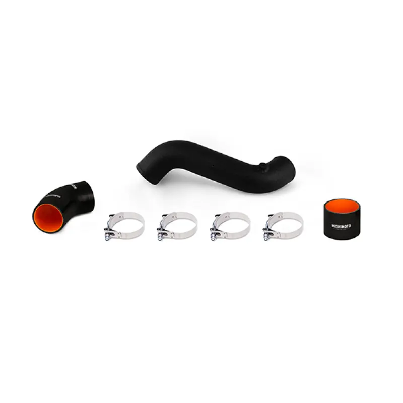 Weekend Sale Mishimoto 2015 Ford Mustang EcoBoost 2.3L Intercooler Cold Side Wrinkle Black Pipe and Boot Kit