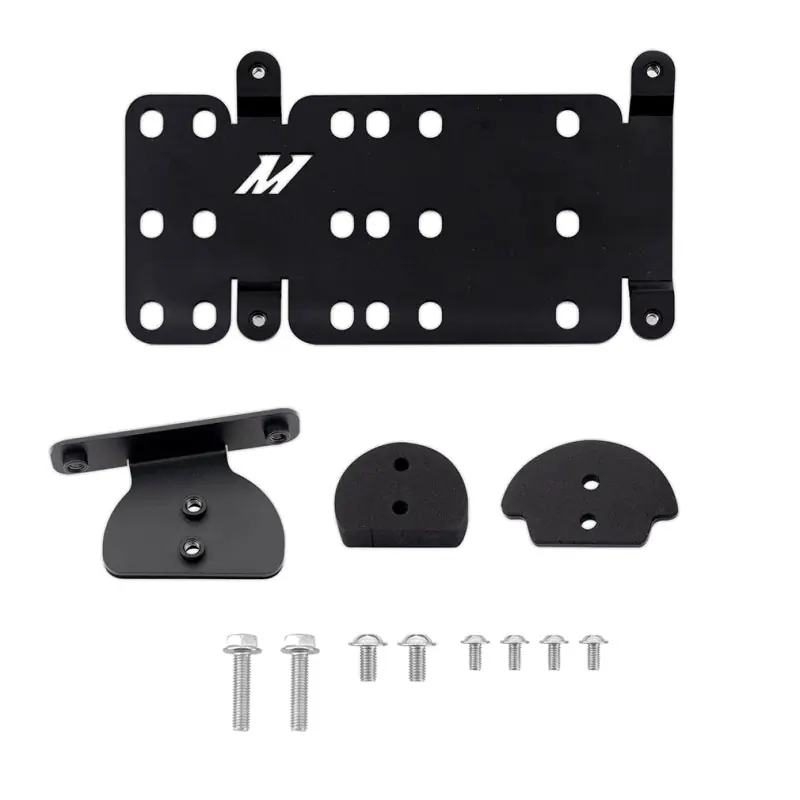 Professional Grade Mishimoto 19-21 Chevy 1500 Tow Hook License Plate Relocation Bracket