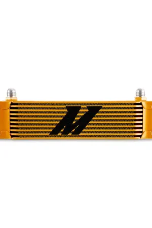 Trending Mishimoto Universal -8AN 10 Row Oil Cooler - Gold