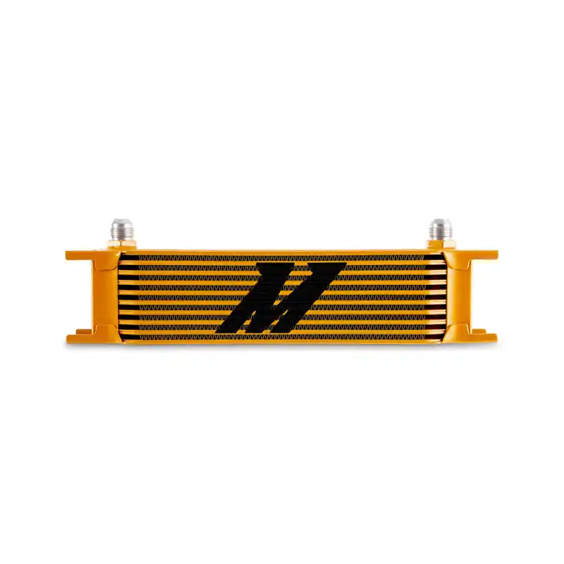 Trending Mishimoto Universal -8AN 10 Row Oil Cooler - Gold
