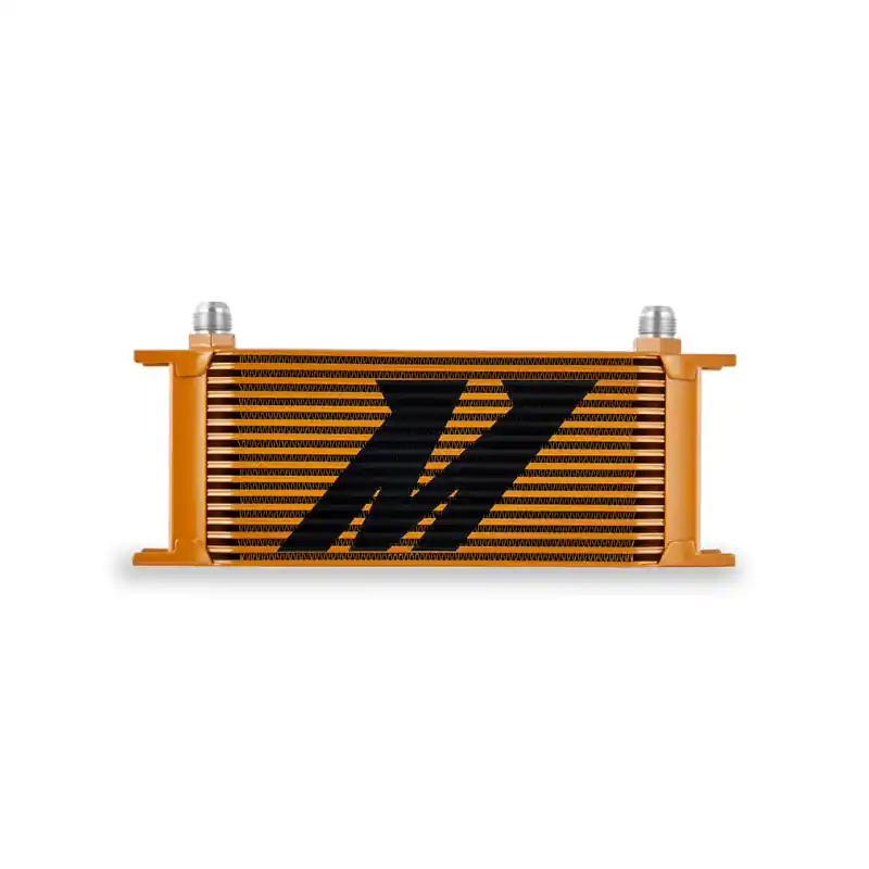 New Release Mishimoto Universal 16-Row Oil Cooler Gold