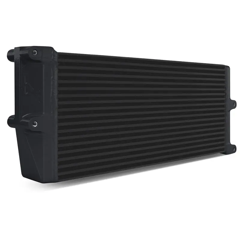 Mishimoto Heavy-Duty Oil Cooler - 17in. Opposite-Side Outlets - Black Deal