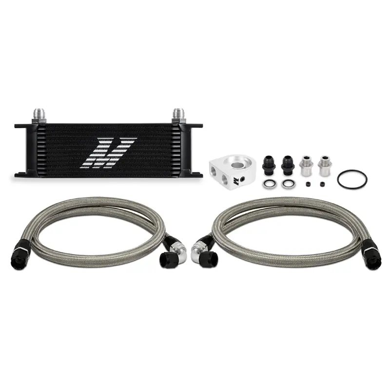 Cheap Mishimoto Universal 13 Row Oil Cooler Kit (Black)