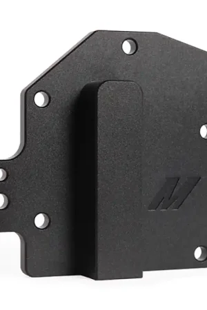 Viral Mishimoto 2015+ Ford Mustang GT RHD Oil Cooler Block-Off Plate - Black