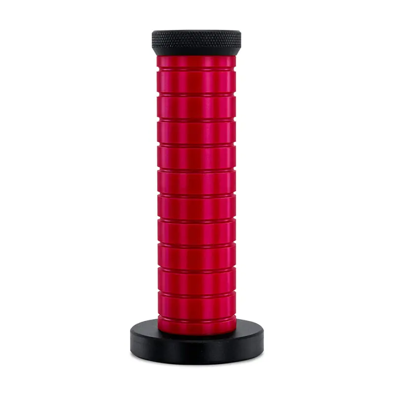 Mishimoto Weighted Grip Shift Knob - Black / Red Limited Edition