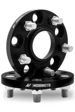 Viral Mishimoto Wheel Spacers - 5x108 - 63.3 - 25 - M12 - Black