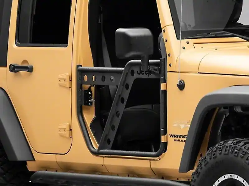 Officially Licensed Jeep 07-18 Jeep Wrangler JK HD Front Adventure Doors w/ Jeep Logo Bargain