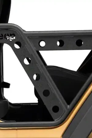 Officially Licensed Jeep 07-18 Jeep Wrangler JK HD Rear Adventure Doors w/ Jeep Logo Luxury