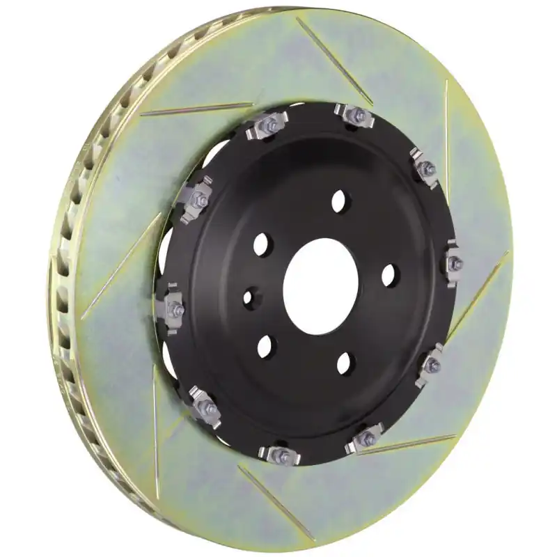 Brembo 06-08 RS4 Front 2-Piece Discs 380x34 2pc Rotor Slotted Type-1 Authentic