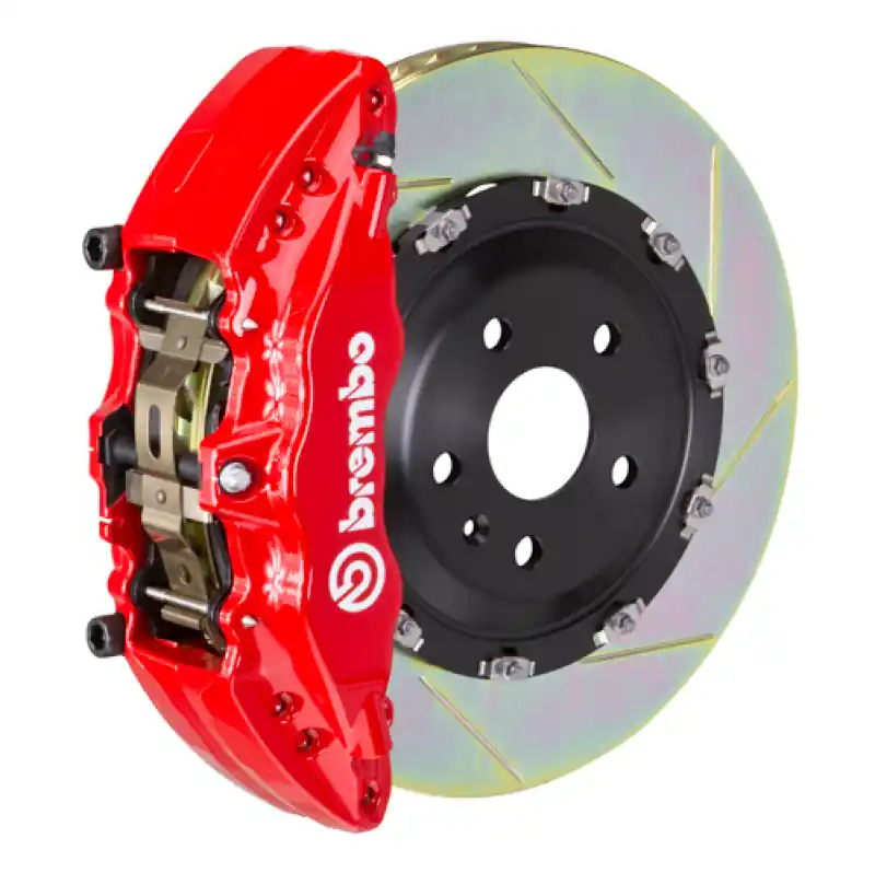 Brembo 20+ 992 C2S/992 C4S (Excl PSCB/PCCB) Fr GT BBK 6Pis Cast 380x34 2pc Rtr Slot Type1-Red Super Sale