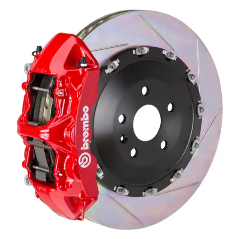 Brembo 08-15 Land Cruiser/LX570 Front GT BBK 6 Piston Cast 405x34 2pc Rotor Slotted Type1-Red Top Rated