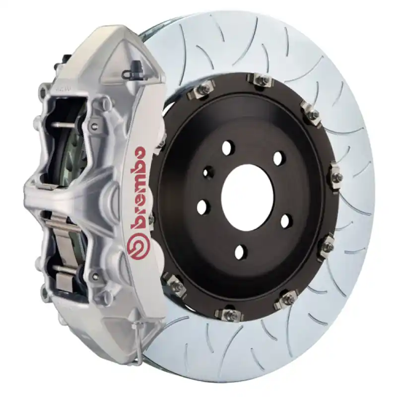 Brembo 07-13 X5 Front GT BBK 6 Piston Cast 405x34 2pc Rotor Slotted Type3-Silver Next Day Delivery