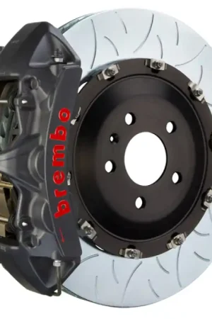 Affordable Brembo 12-15 ML350 Front GTS BBK 6 Piston Cast 405x34 2pc Rotor Slotted Type3-Black HA