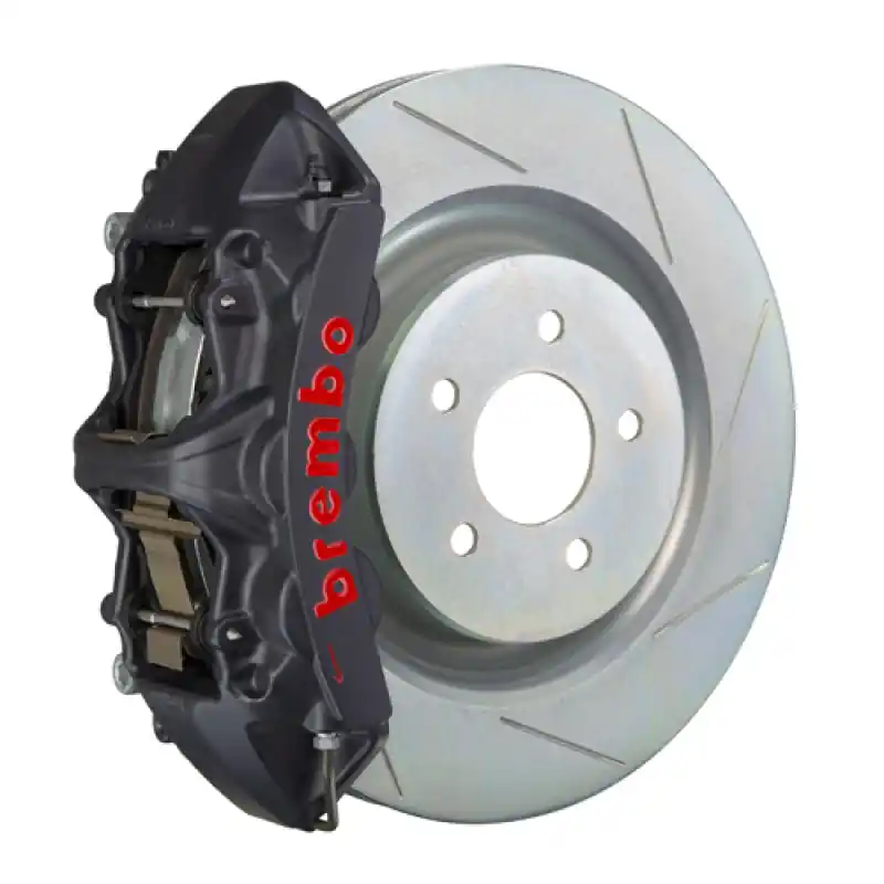 Brembo 10-15 Camaro V6 Front GTS BBK 6 Piston Cast 355x32 1pc Rotor Slotted Type-1-Black HA Deal