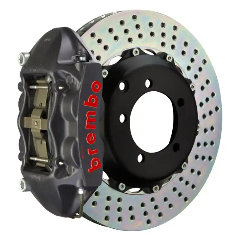 Brembo 16+ Miata MX-5 (ND) Front GTS BBK 4 Piston Cast 328x28 2pc Rotor Drilled-Black HA Budget