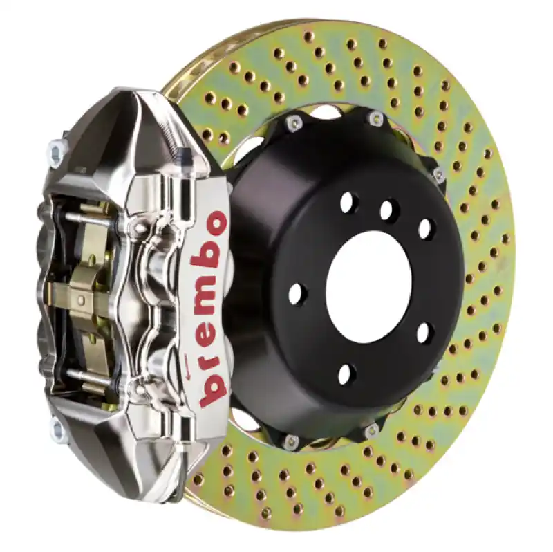 Brembo 08-13 C30 Front GTR BBK 4 Piston Billet365x29 2pc Rotor Drilled- Nickel Plated Popular