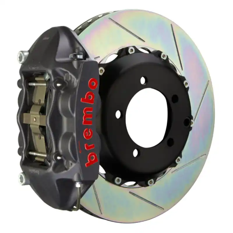 Buy Online Brembo 16+ Miata MX-5 (ND) Front GTS BBK 4 Piston Cast 328x28 2pc Rotor Slotted Type-1-Black HA