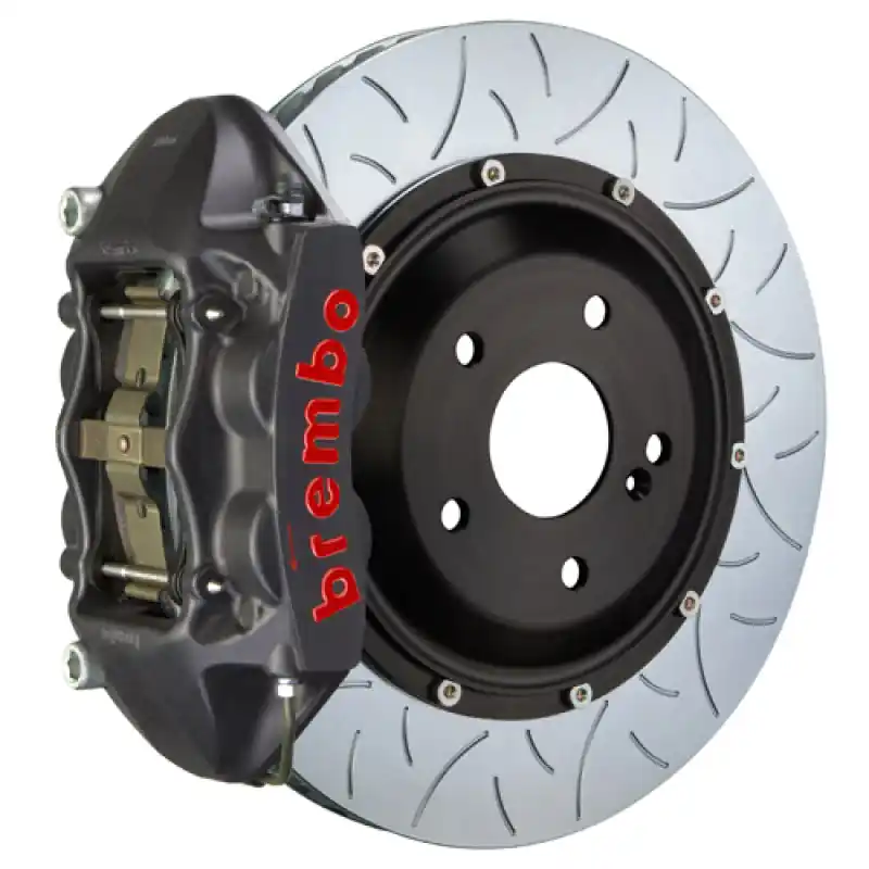 Brembo 13-17 Veloster Turbo Front GTS BBK 4 Piston Cast 345x28 2pc Rotor Slotted Type-3-Black HA Save Now