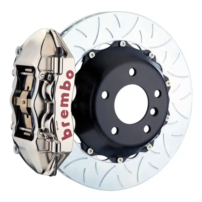 Brembo 14+ Mini Cooper Front GTR BBK 4 Piston Billet 345x28 2pc Rotor Slotted Type3- Nickel Warranty Included