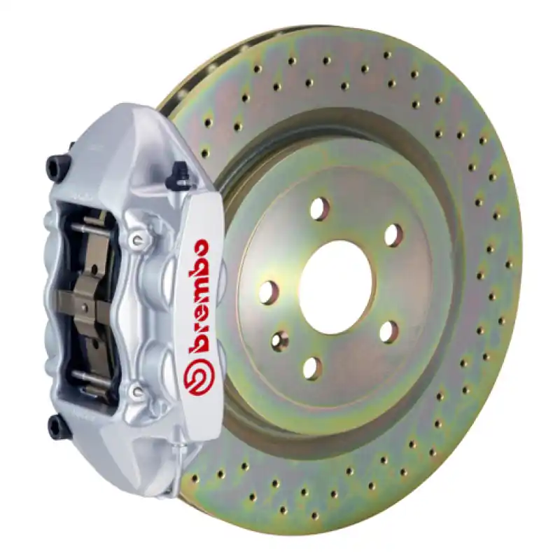 Brembo 11-18 Focus/13-18 Focus ST Front GT BBK 4 Piston Cast 336 x28 1pc Rotor Drilled-Silver Discount