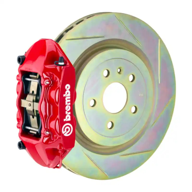 Mega Sale Brembo 08-13 C30 Front GT BBK 4 Piston Cast 336 x28 1pc Rotor Slotted Type-1-Red