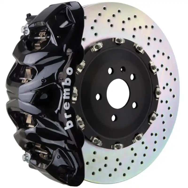 Special Discount Brembo 22+ Land Cruiser/LX600 Front GT BBK 8 Piston Cast 412x38 2pc Rotor Drilled-Black