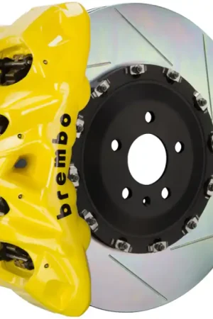 Authentic Brembo 15-20 F150 2WD/4WD (Excl Raptor)Fr GT BBK 8Pis Cast 412x38 2pc Rotor Slotted Type1-Yellow