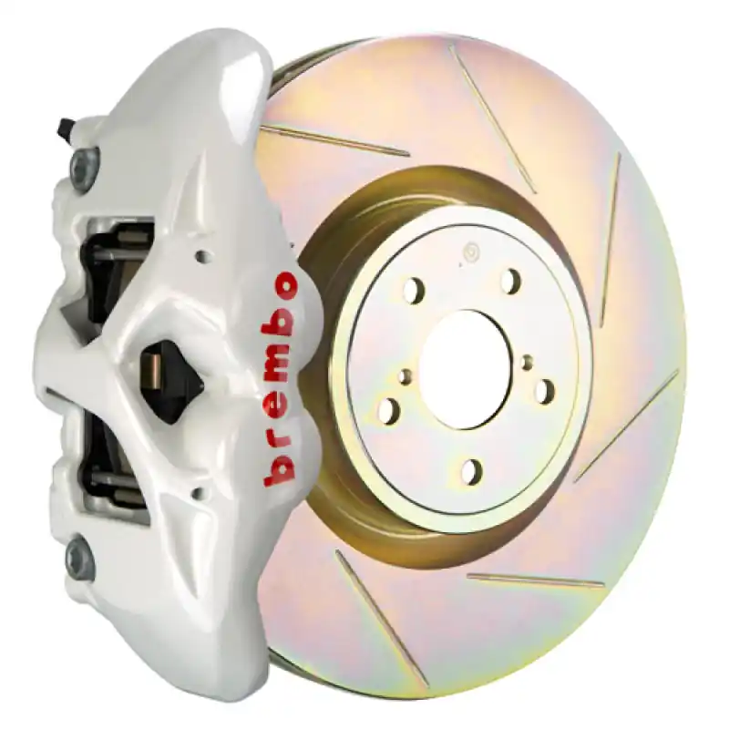 Special Discount Brembo 12-16 FR-S Front GT BBK 4 Piston Cast 326 x30 1pc Rotor Slotted Type1-White